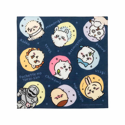 ちいかわ キャンプへGO! バンダナ（ネイビー）