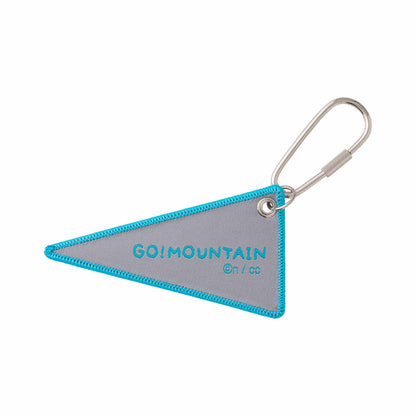 치이카와 캠프GO! 직조 플래그 키홀더 (하치와레)