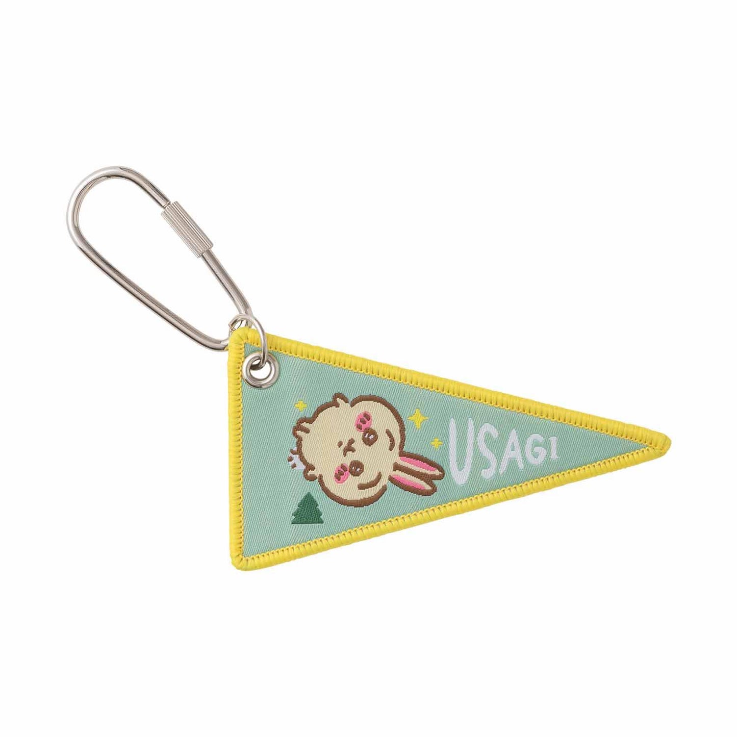 치이카와 캠프GO! 직조 플래그 키홀더 (우사기)