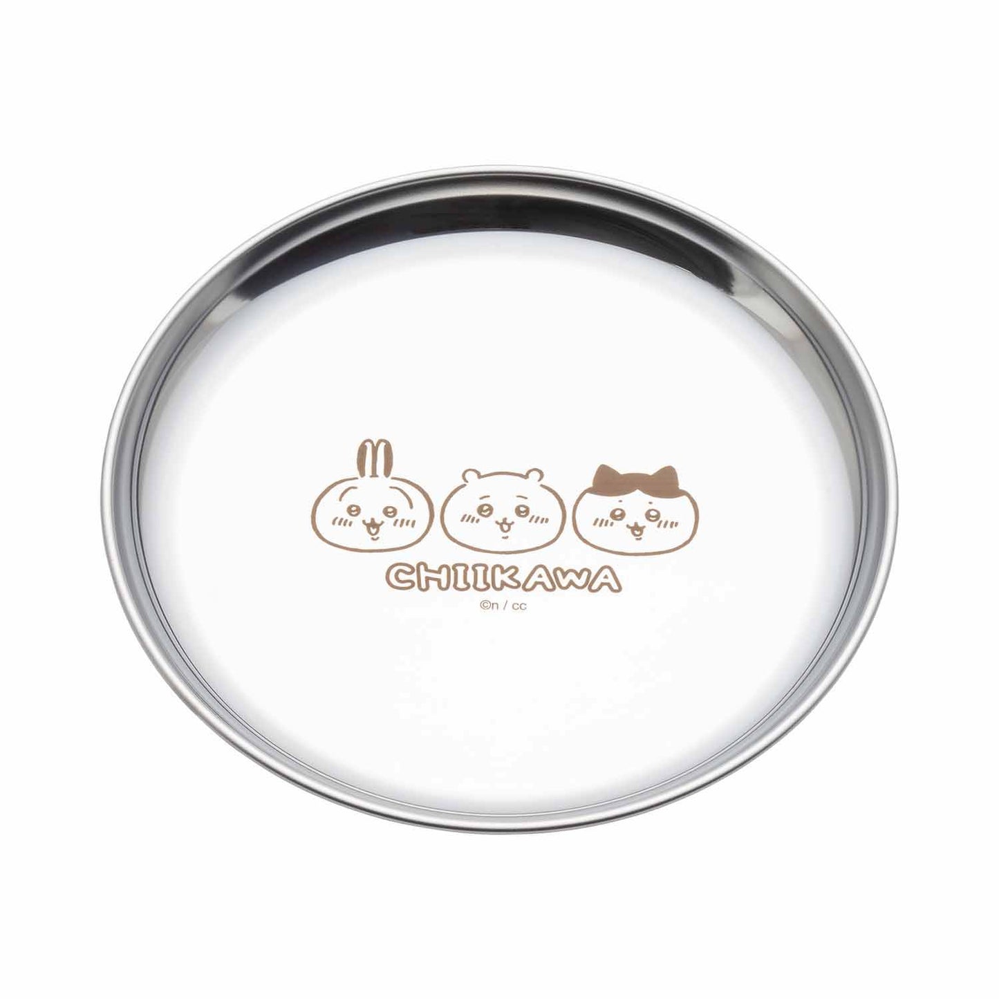 치이카와 캠프GO! 스테인리스 접시 18cm