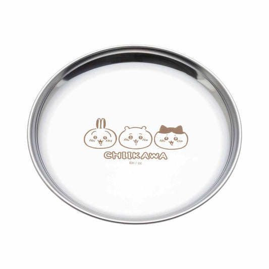 ちいかわ キャンプへGO! ステンレスプレート 18cm