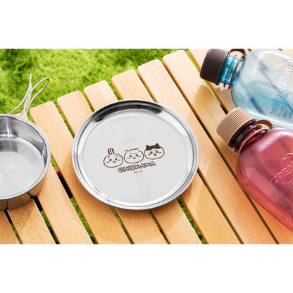 치이카와 캠프GO! 스테인리스 접시 16cm