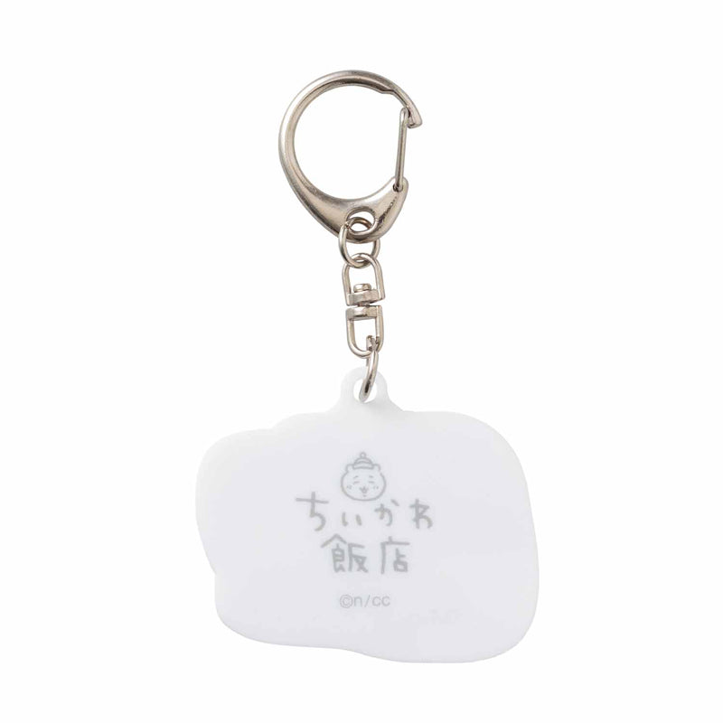 Chiikawa Chinese Diner Acrylic Key ring (Delivery Hachiware)
