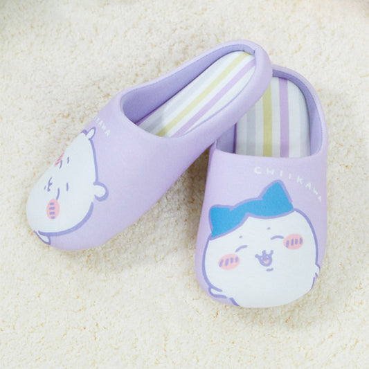 Chiikawa Striped Room Shoes PU