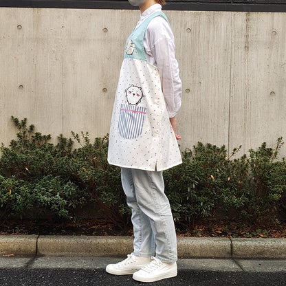 Chiikawa Tablier Apron (Music Note Dots GR)