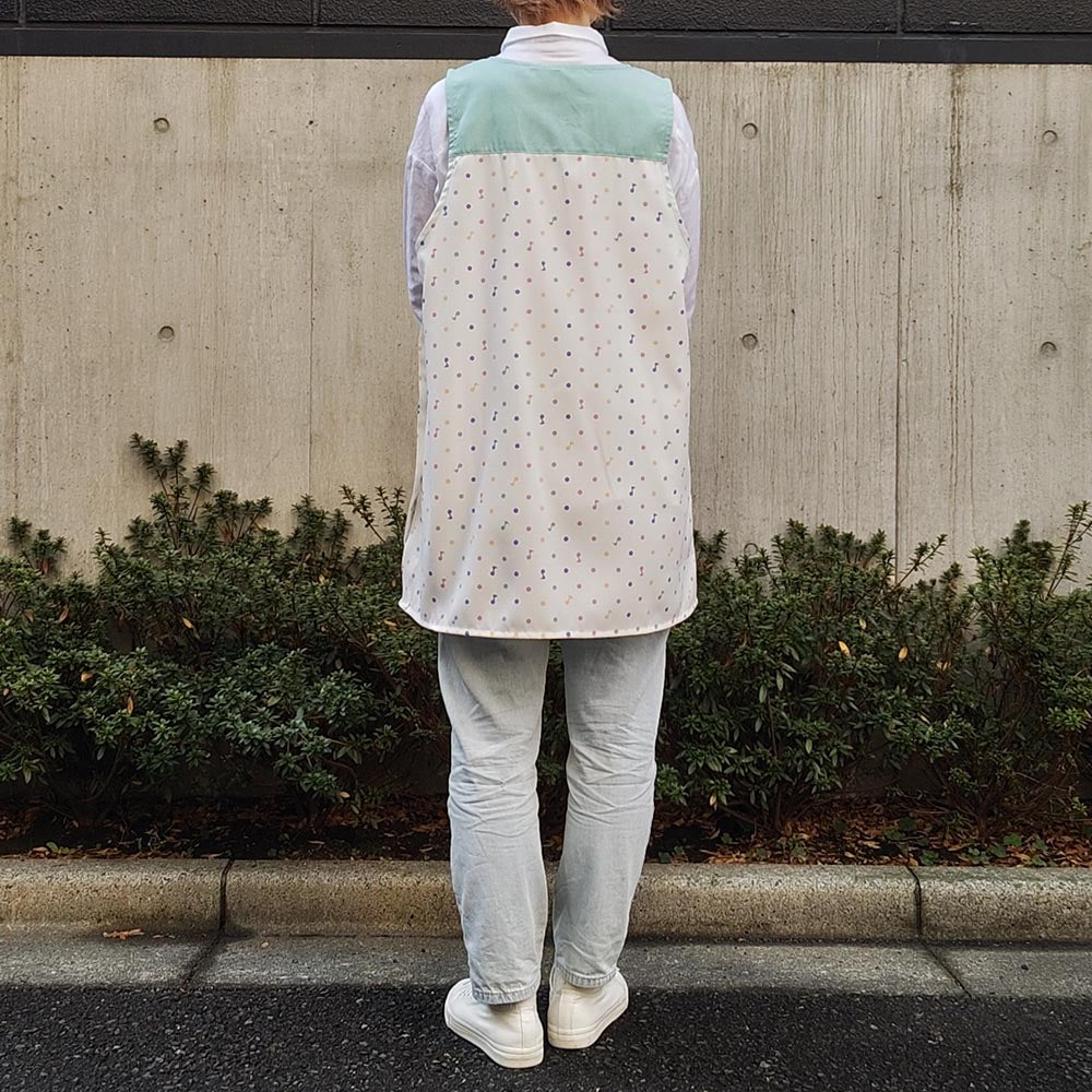 Chiikawa Tablier Apron (Music Note Dots GR)