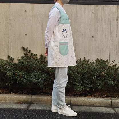 Chiikawa Tablier Apron (Music Note Dots GR)
