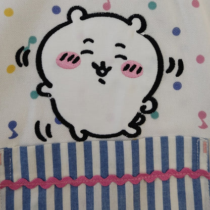 Chiikawa Tablier Apron (Music Note Dots GR)