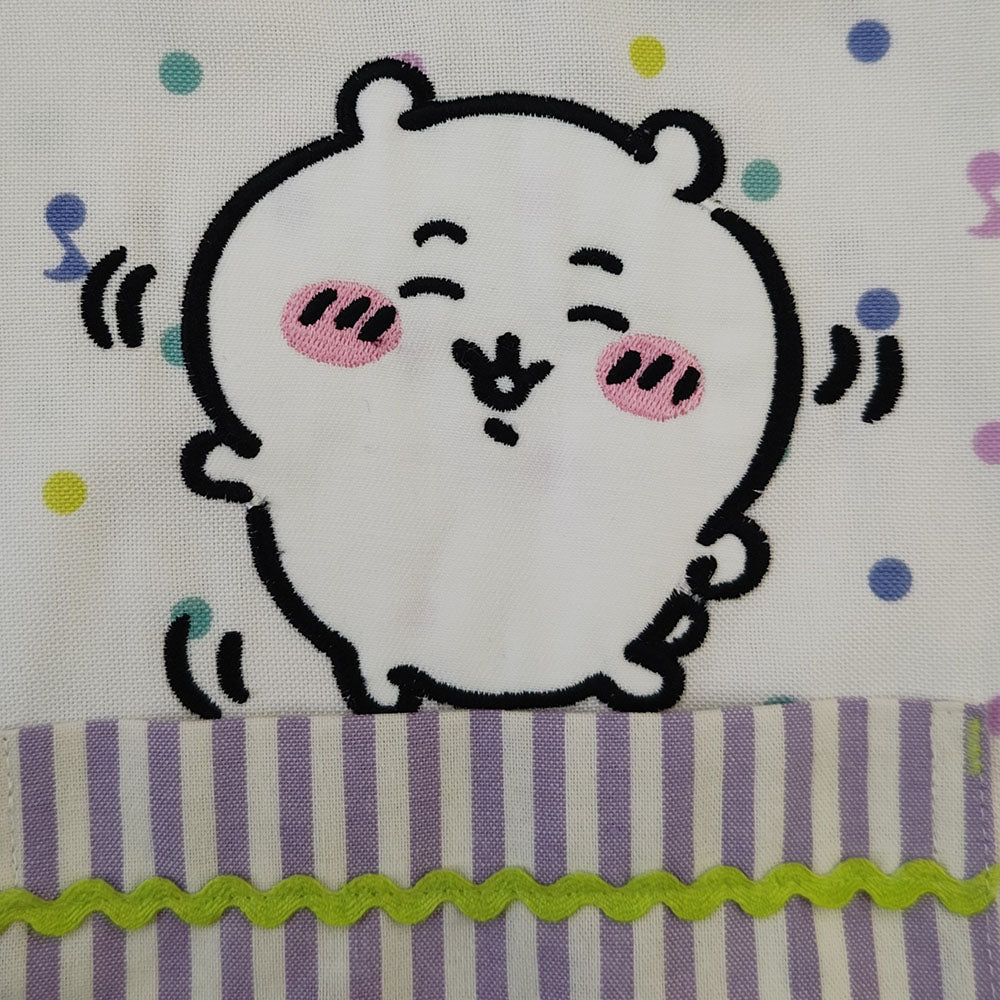 Chiikawa Tablier Apron (Music Note Dots BL)