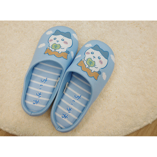 Chiikawa Striped Room Shoes BL