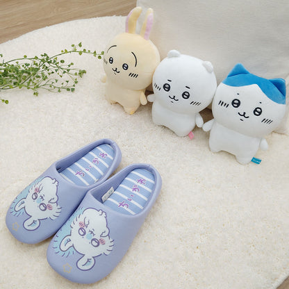 Chiikawa Striped Room Shoes PU