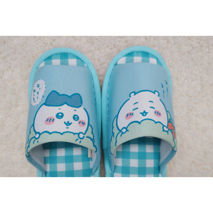 Chiikawa Checkered Open Slippers GR