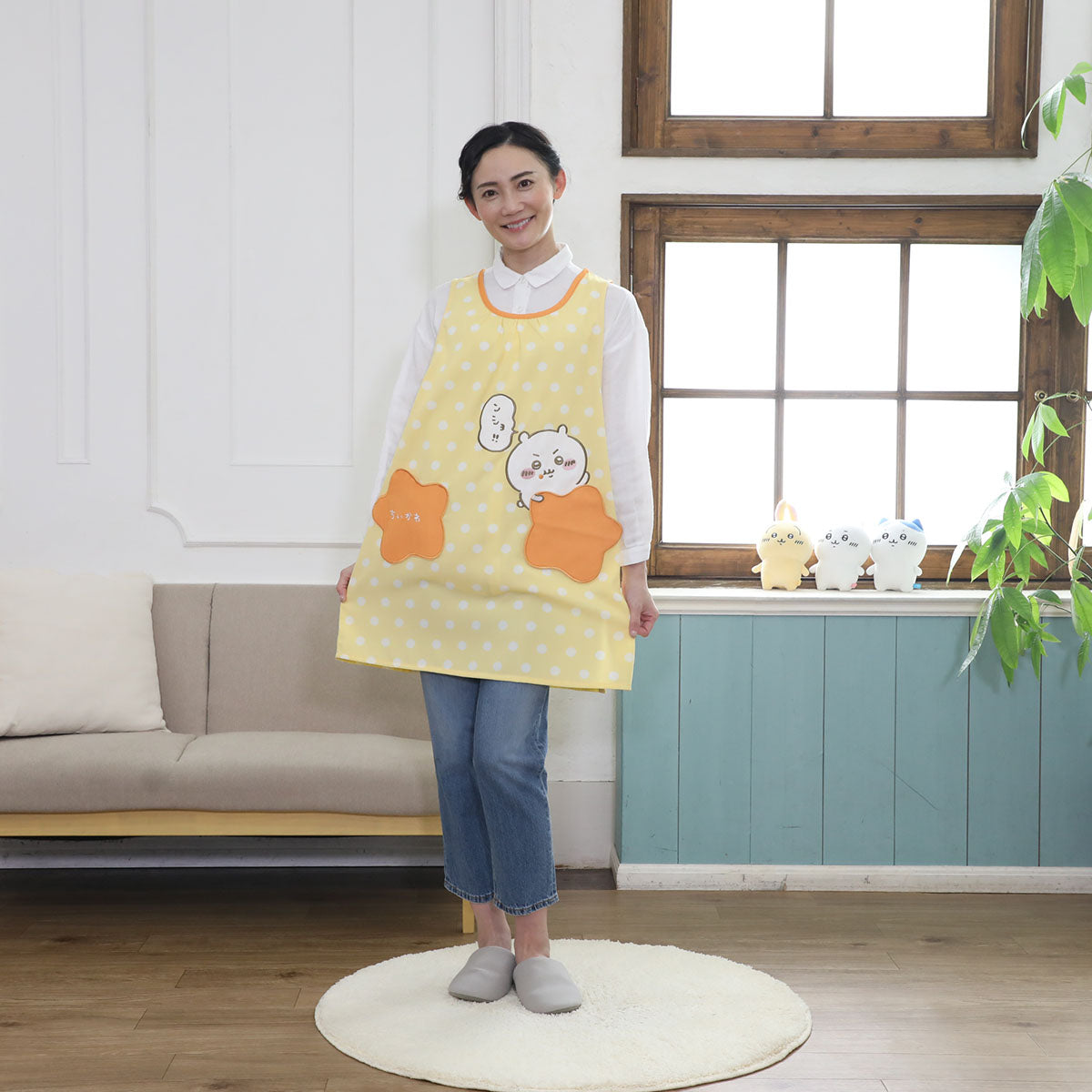 ちいかわ 星ポケットエプロン