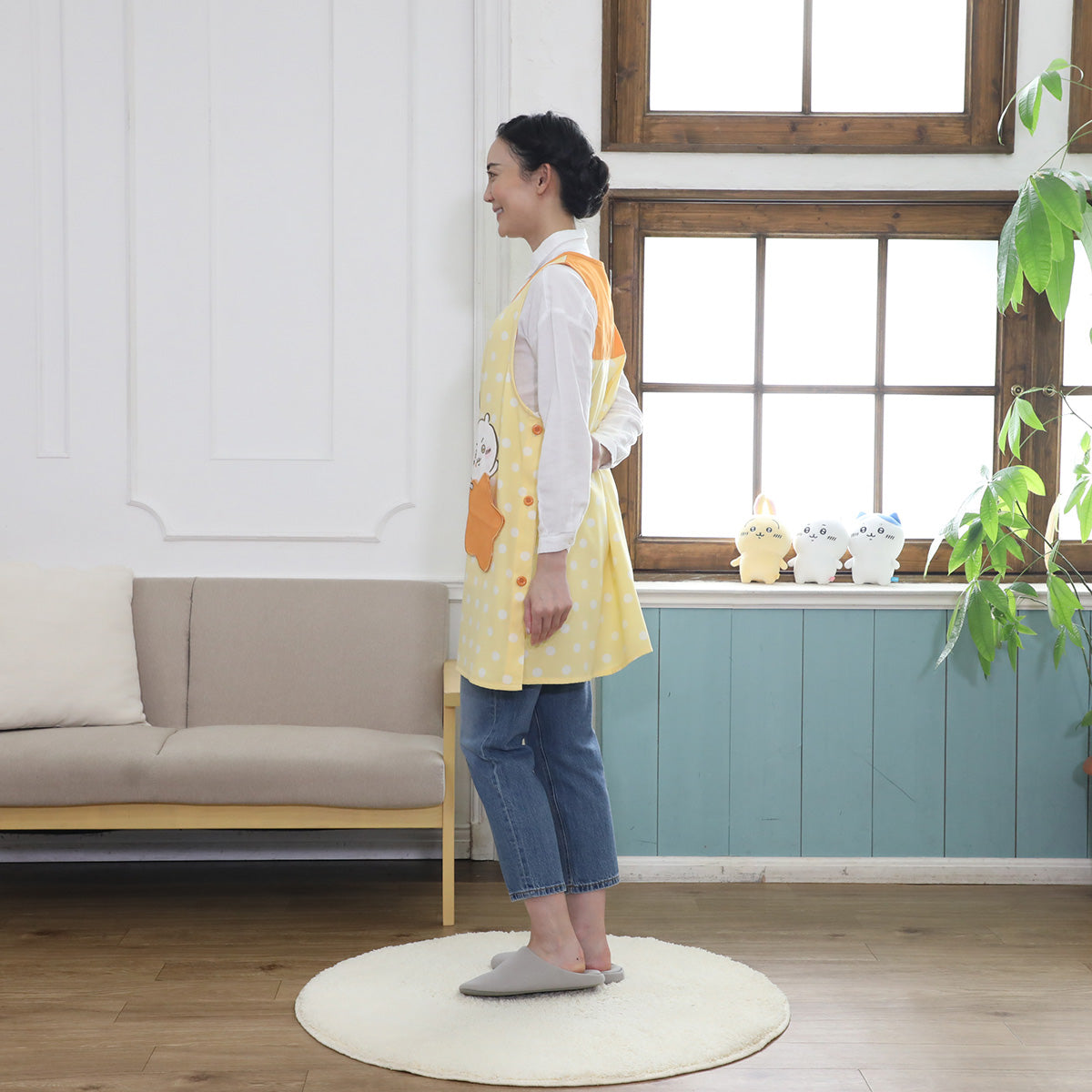 ちいかわ 星ポケットエプロン