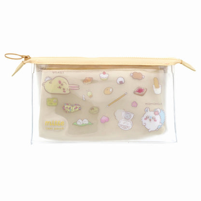 Chiikawa Clear Pouch Mitte (Usagi & Momonga)