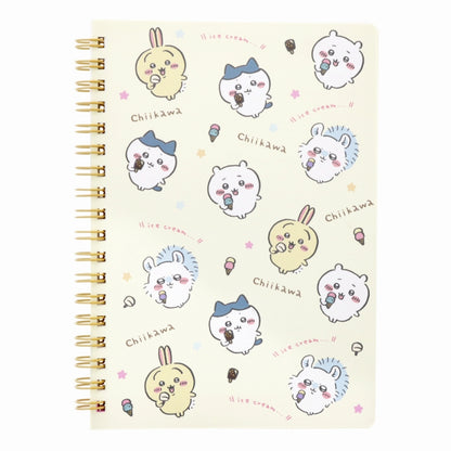 Chiikawa W Ring Notebook B6 (Ice)