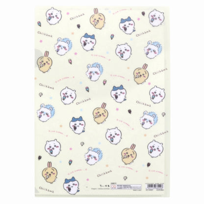 Chiikawa A4 Clear File (Ice B)