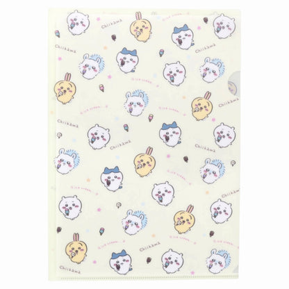 Chiikawa A4 Clear File (Ice B)