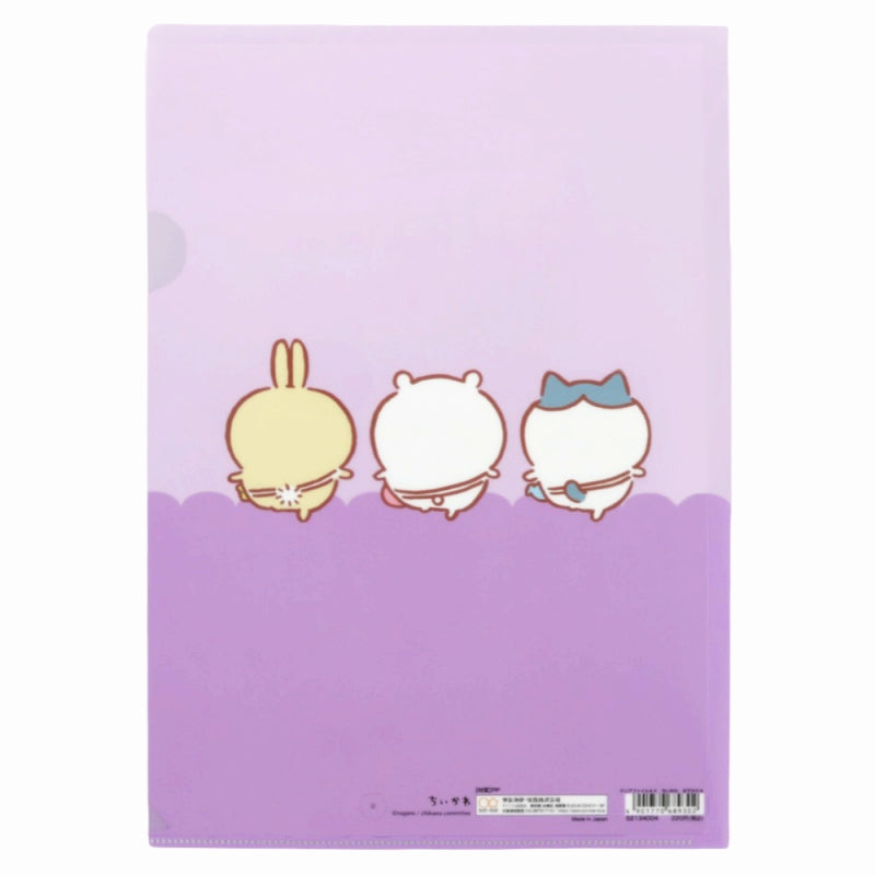 吉伊卡哇 A4透明文件夾（外出A）