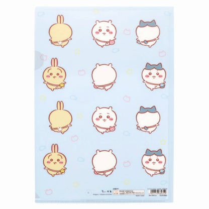 吉伊卡哇 A4透明文件夾（外出B）