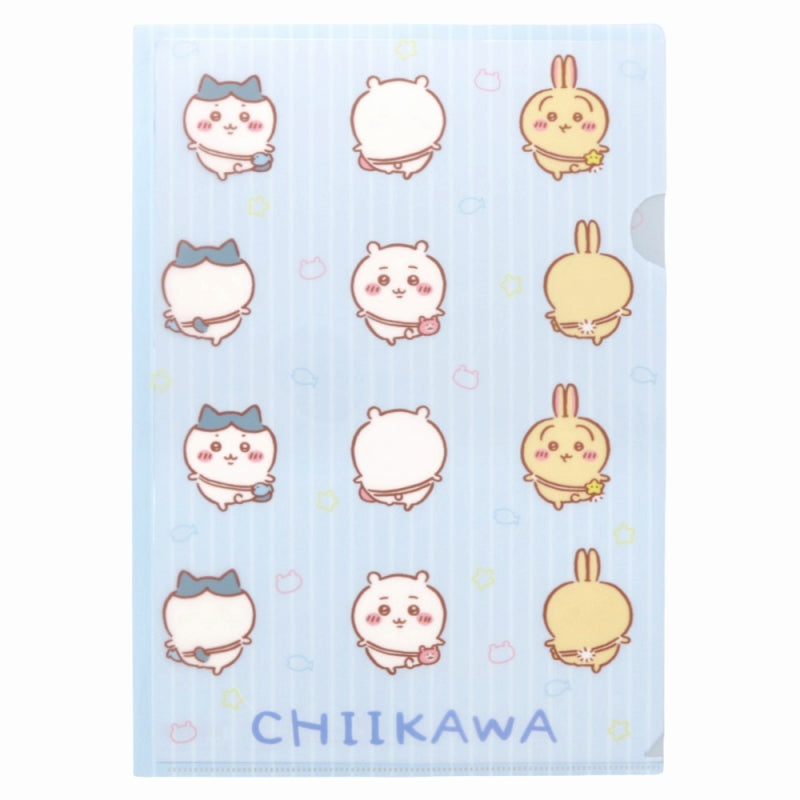 吉伊卡哇 A4透明文件夾（外出B）