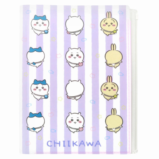Chiikawa Clear File 6P + Zipper Case (Outing)