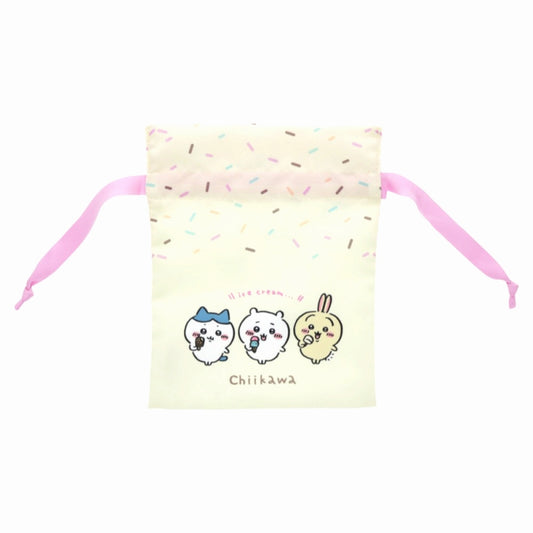 Chiikawa Drawstring Bag (Ice)
