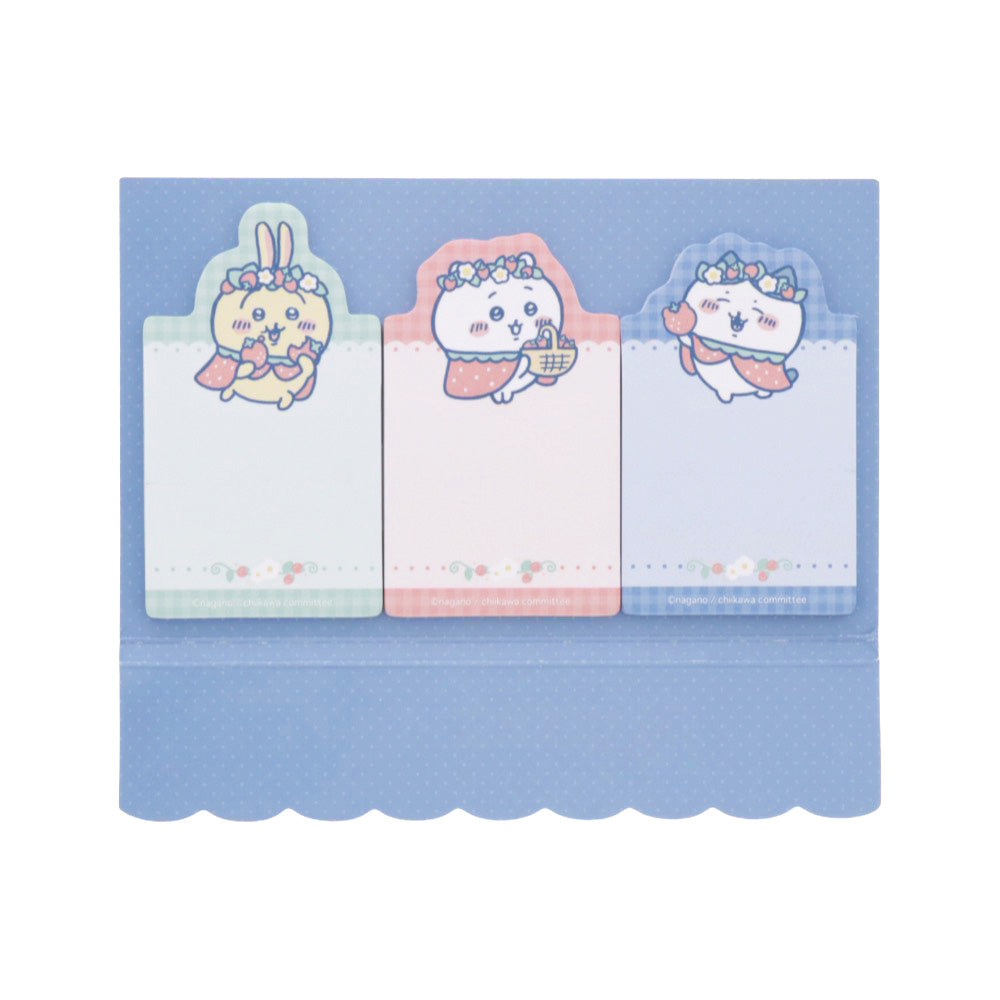 Chiikawa Die-Cut Sticky Notes (Strawberry Cape)