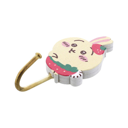 치이카와 목재 마그넷 훅 (딸기 바지 우사기)