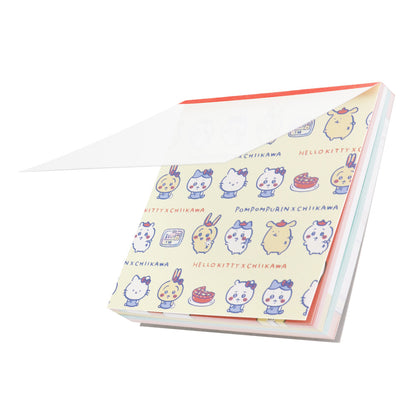 치이카와×산리오 캐릭터즈 스퀘어 메모 (크림)