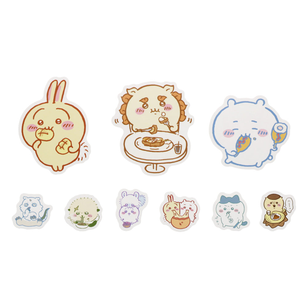 Chiikawa Piece Stickers (Mogu Mogu Orange)