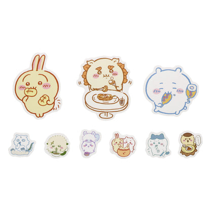 Chiikawa Piece Stickers (Mogu Mogu Orange)