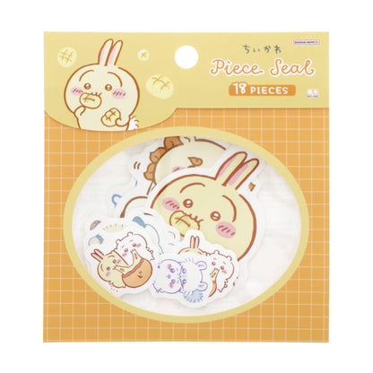 Chiikawa Piece Stickers (Mogu Mogu Orange)