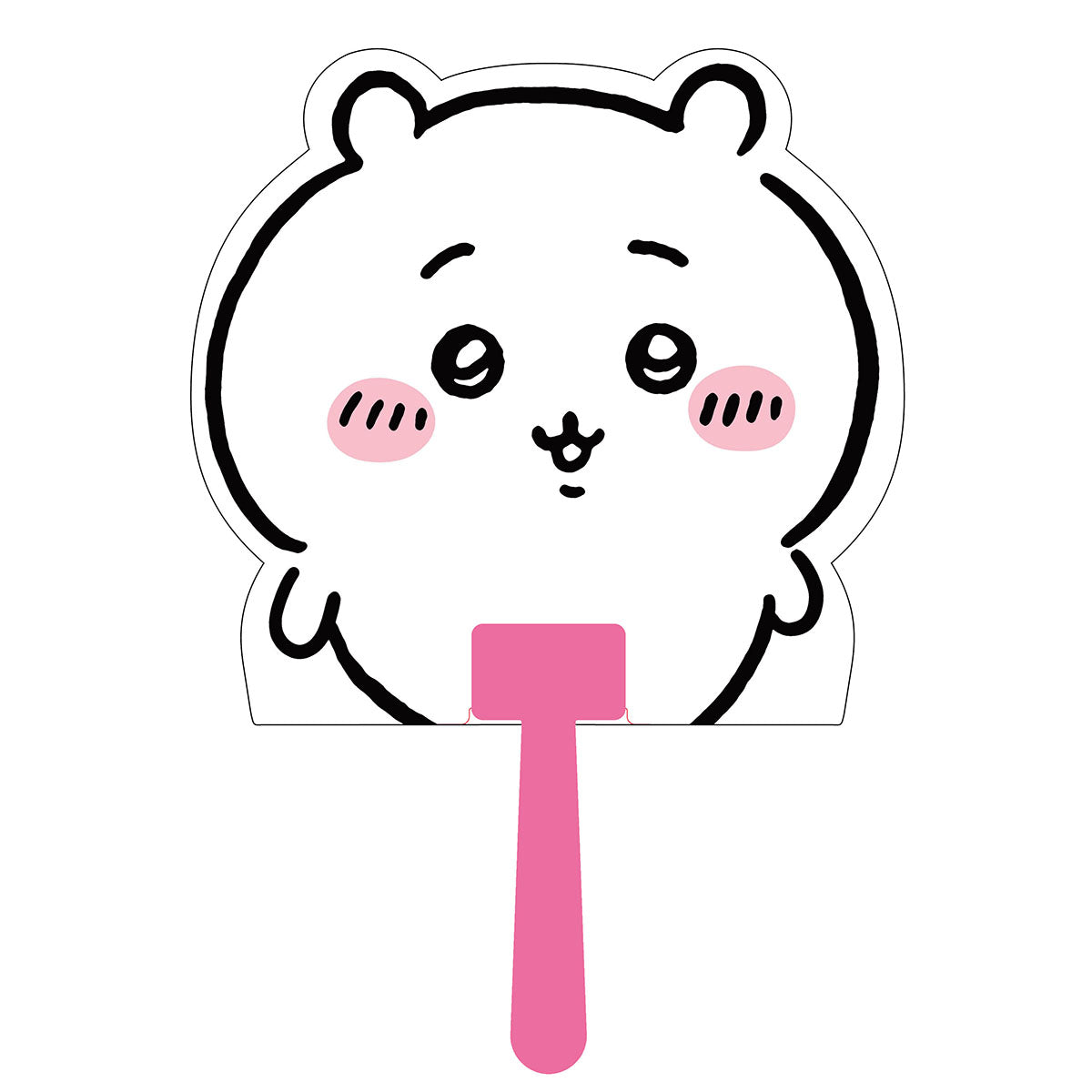 Chiikawa Die-Cut Uchiwa (Chiikawa 2)