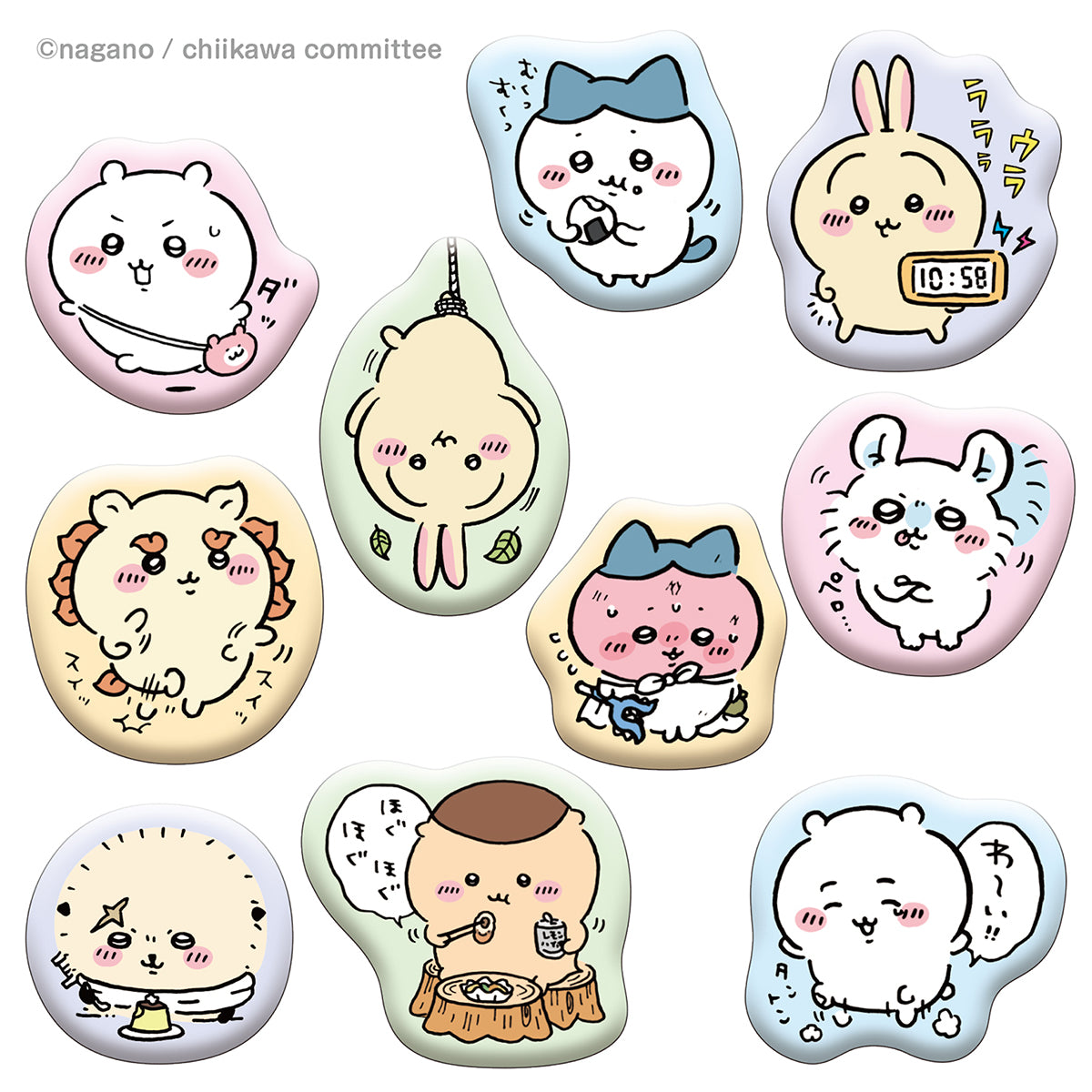 Chiikawa Marshmallow Stickers