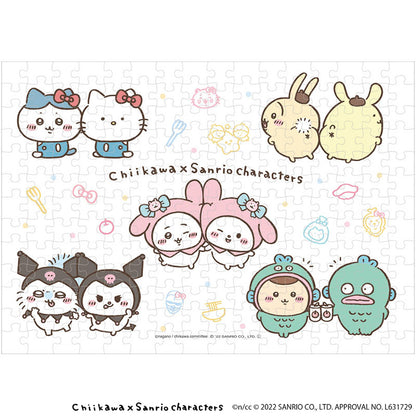 ちいかわ×サンリオキャラクターズ 208ピースジグソーパズル（No.208-092 みんなで一緒）