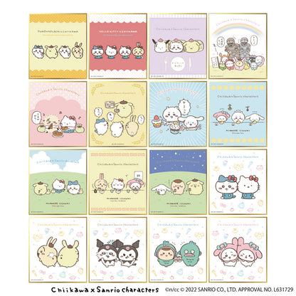 ちいかわ×サンリオキャラクターズ 色紙コレクション（全16種）1BOX 16個入