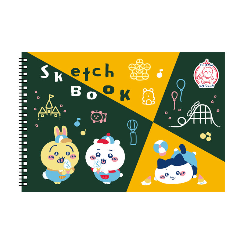 Chiikawa Exciting Amusement Park Sketchbook