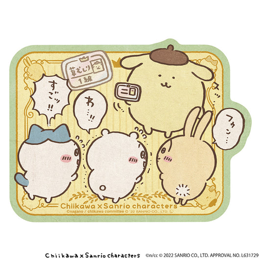 Chiikawa × Sanrio Characters Travel Sticker (2) Amazing