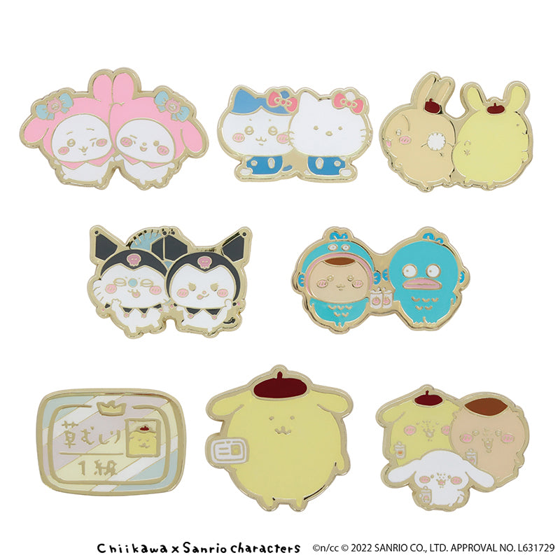 ちいかわ×サンリオキャラクターズ ピンズコレクション（全8種）1BOX 8個入