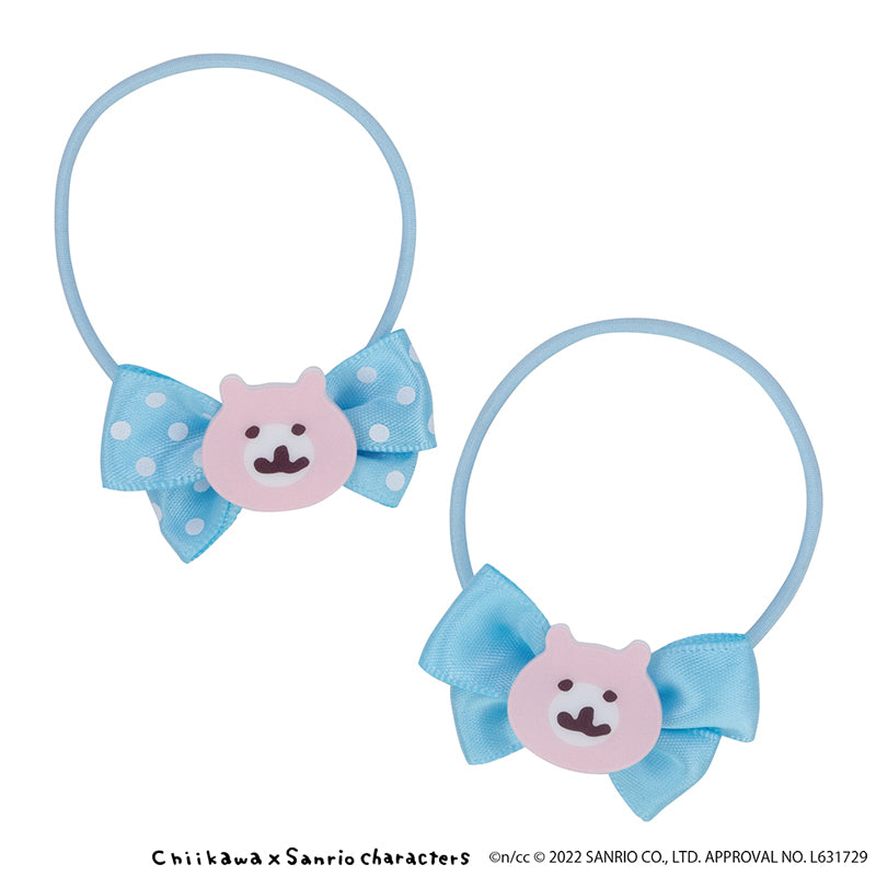 ちいかわ×サンリオキャラクターズ くまさんヘアゴム（2個セット）