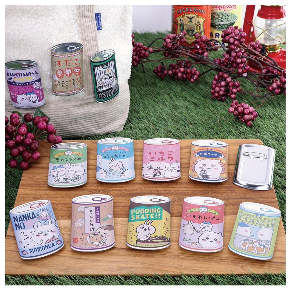 Chiikawa Mitamemo Pin Badge (All 12 Types) 1 Box, 12 Pieces