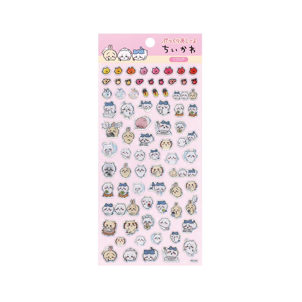 Chiikawa Plump Sticker (① Clear)