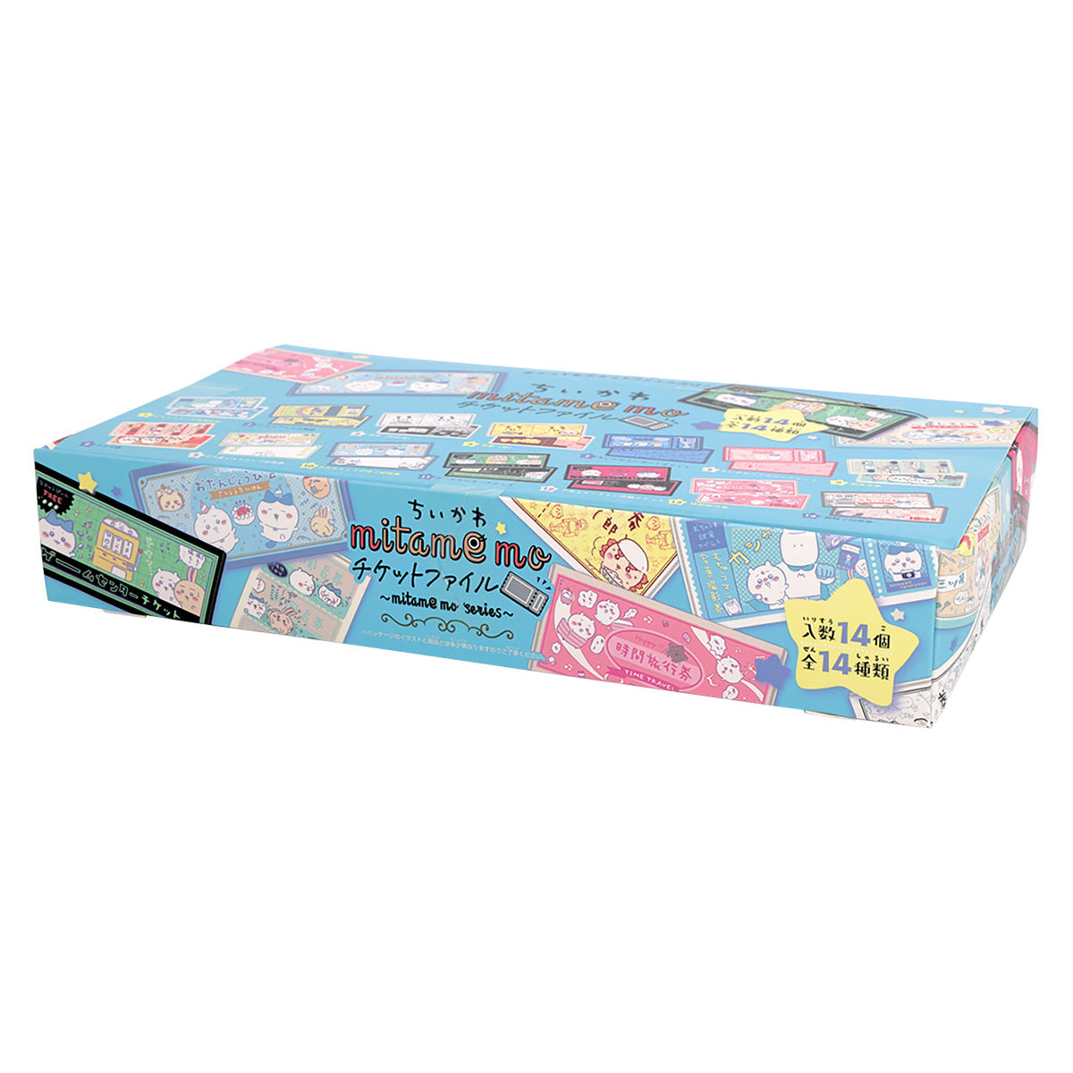 Chiikawa mitamemo Ticket File (All 14 Types) 1 Box, 14 Pieces
