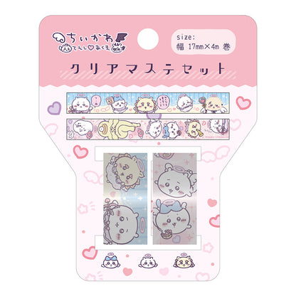 Chiikawa Angel & Demon Clear Mask Tape Set (① Angel)