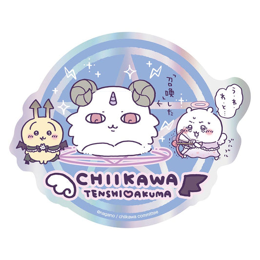 Chiikawa Angel & Demon Prism Travel Sticker (④ Summon)