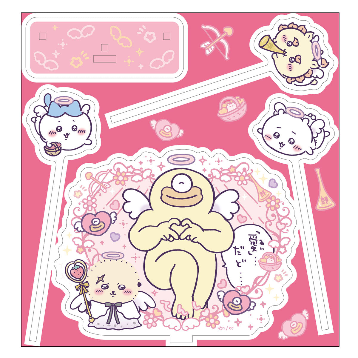 吉伊卡哇 天使与恶魔 2WAY花签立牌（①天使）