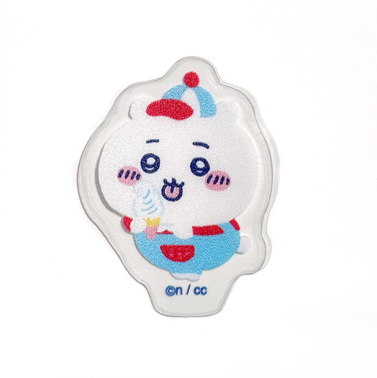 ちいかわ ワクワクゆうえんち ダイカットグラスシート A9（ちいかわアイス）