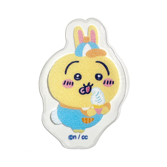 ちいかわ ワクワクゆうえんち ダイカットグラスシート A9（うさぎアイス）