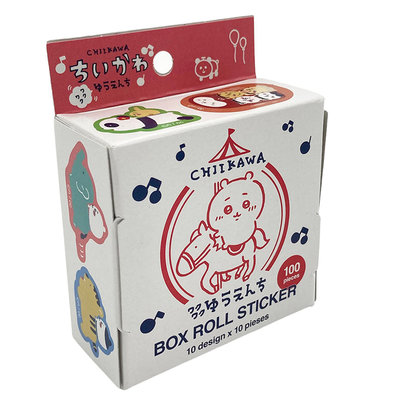 ちいかわ ワクワクゆうえんち ボックスロールステッカー